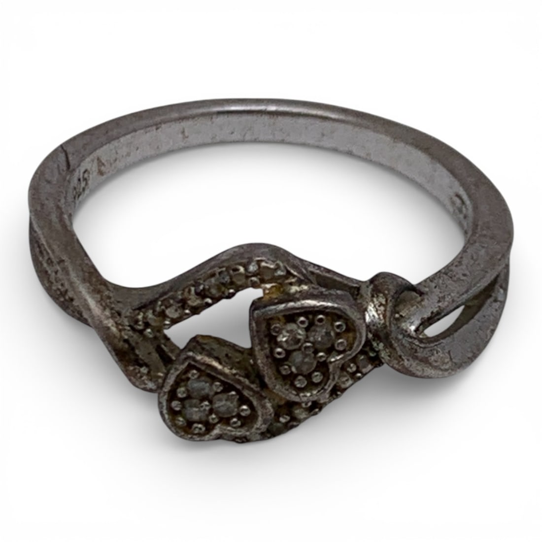 Sterling Silver Heart Ring - 4