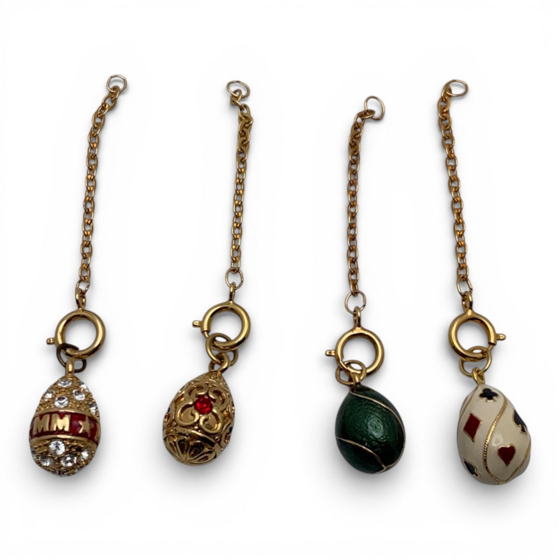 Group Of 4 Costume Fashion Charms: See Photos