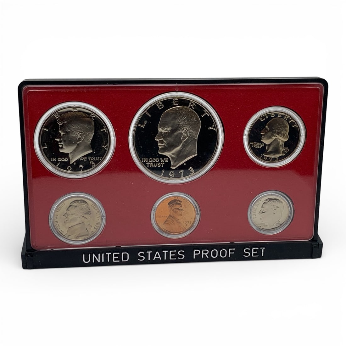 1973 United States Proof Set W/ Eisenhower Dollar: See Photos