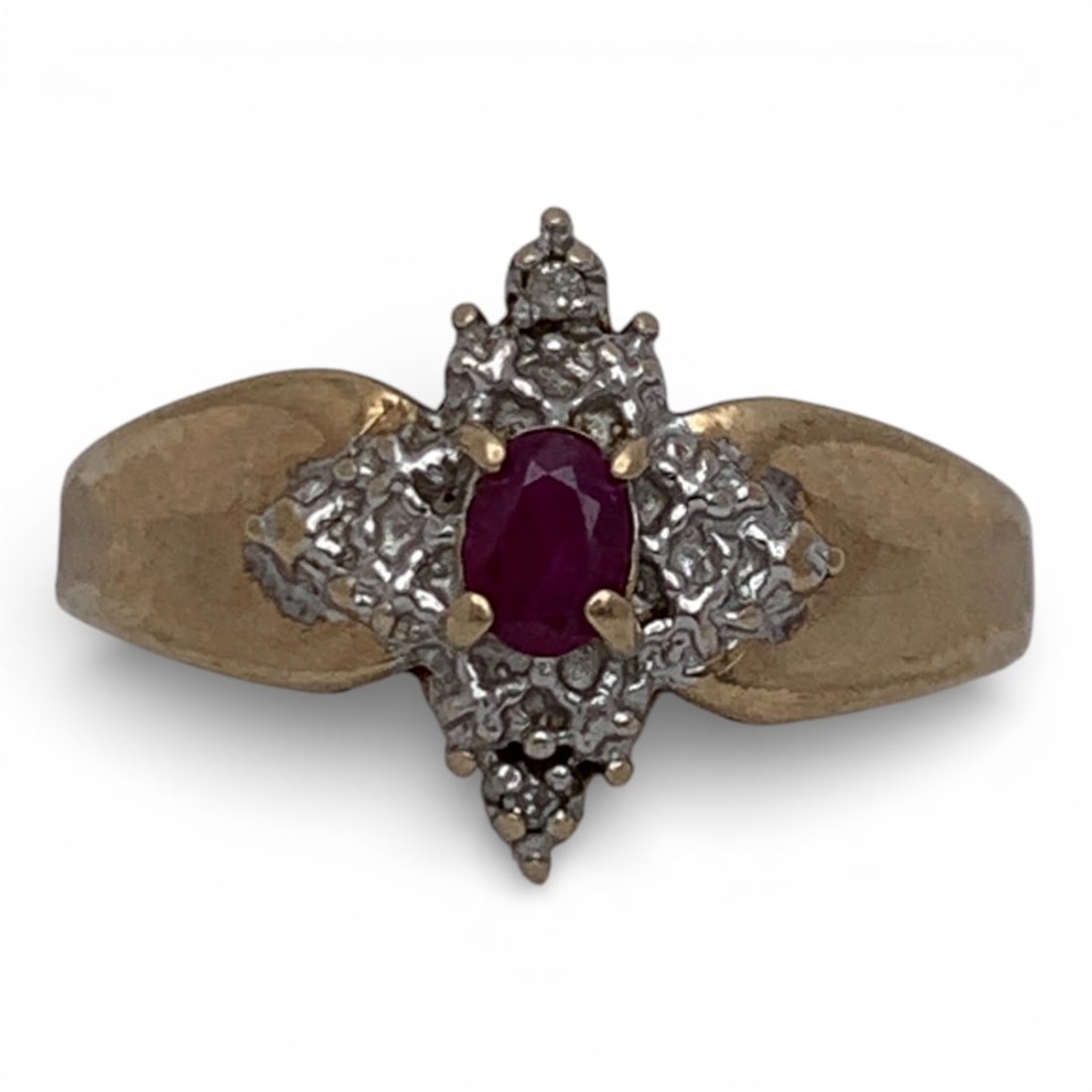 10k Yellow Gold & Ruby Ring (1 of 6)