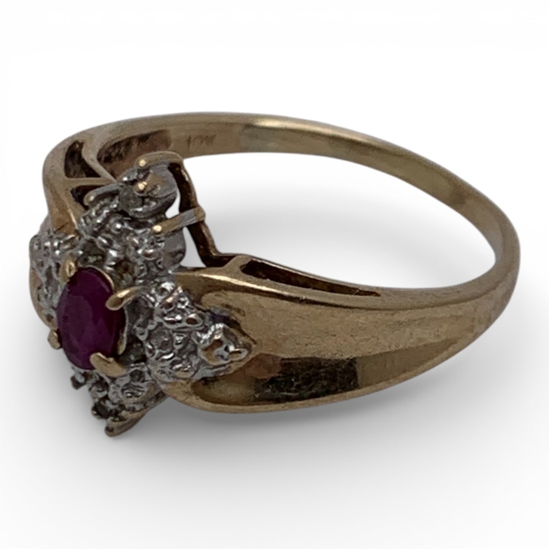 10k Yellow Gold & Ruby Ring - 3