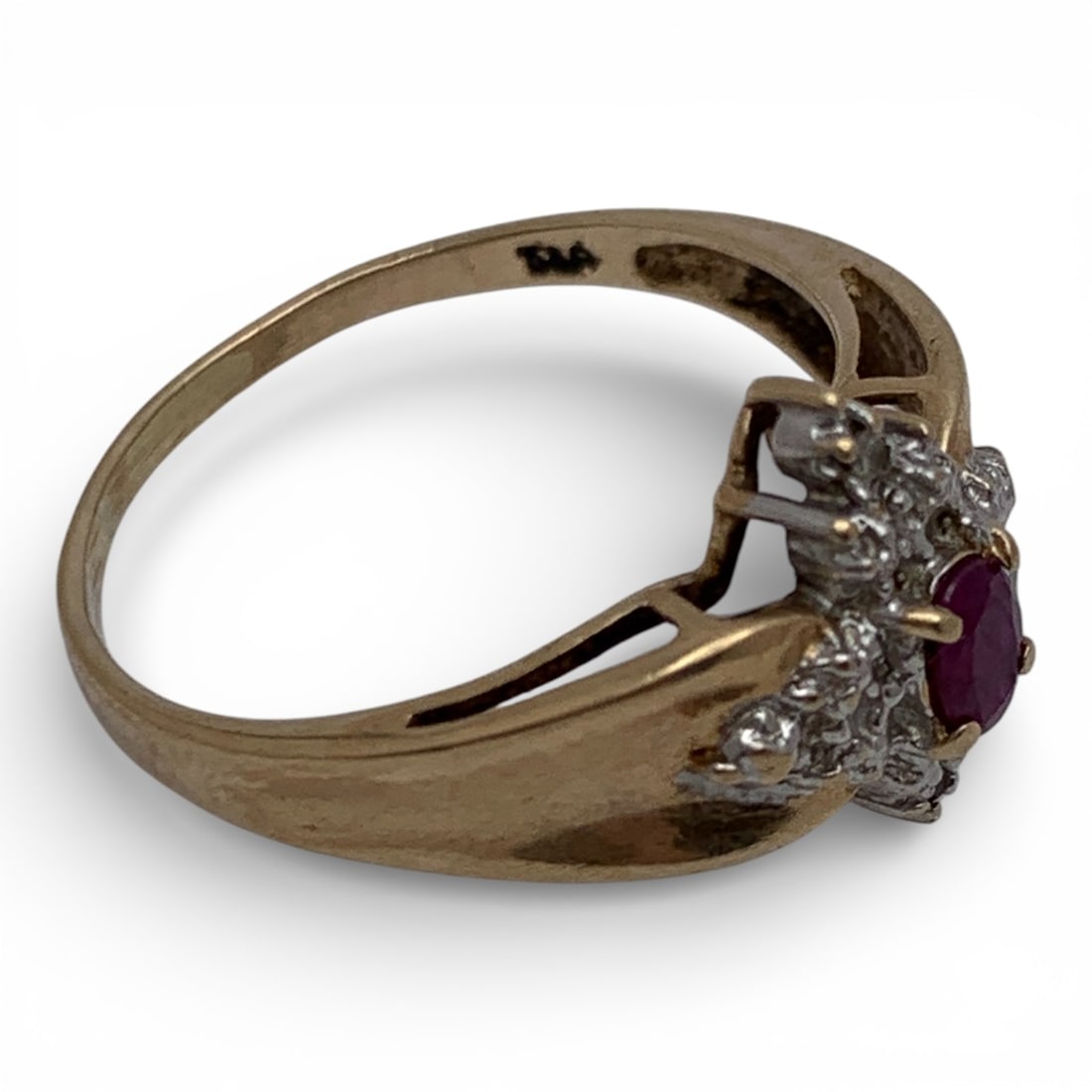 10k Yellow Gold & Ruby Ring - 4