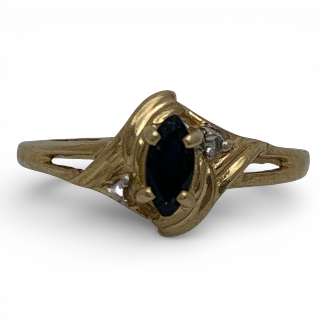 10k Yellow Gold & Topaz Ring: Marked 10k - Size 7.5 - 1.0 DwtGemstones Tested With Presidium Gem Tester Il - Berners Does Not Guarantee Authenticity Of Gemstones
