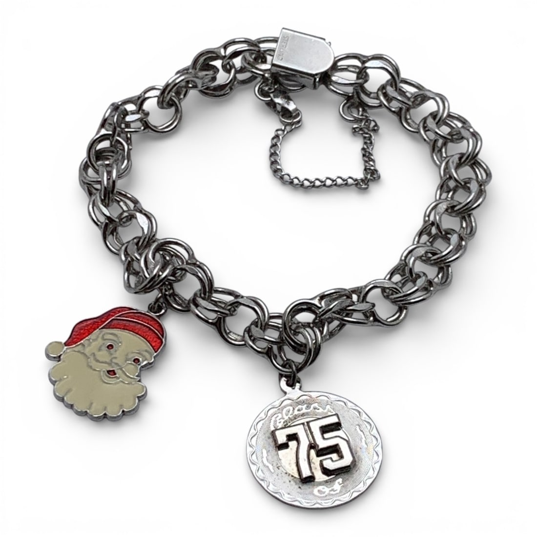 Sterling Silver Charm Bracelet - 3