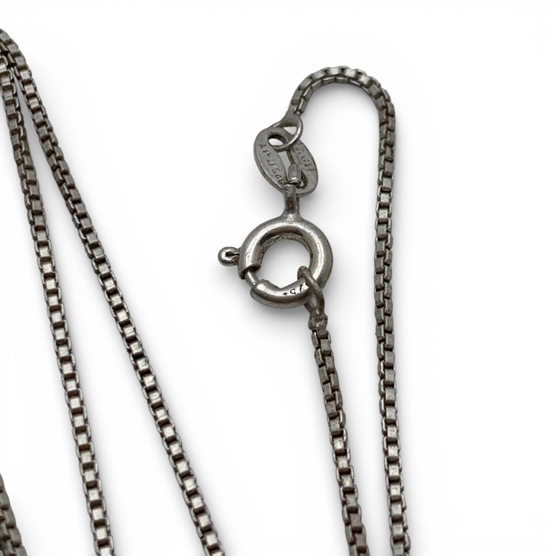 Sterling Silver Box Chain Necklace - 3