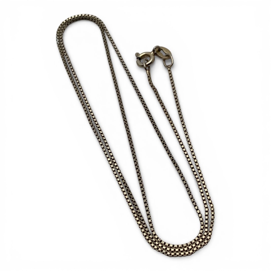 Sterling Silver Box Chain Necklace (1 of 4)