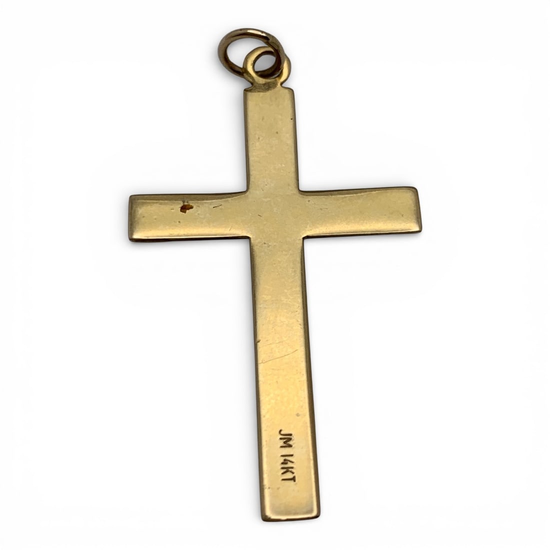 14k Yellow Gold Cross Pendant - 2