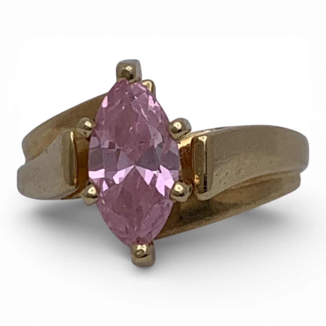 10k Yellow Gold & Pink Tourmaline Ring: Marked 10k - Size 6 - 2.3 DwtGemstones Tested With Presidium Gem Tester Il - Berners Does Not Guarantee Authenticity Of Gemstones