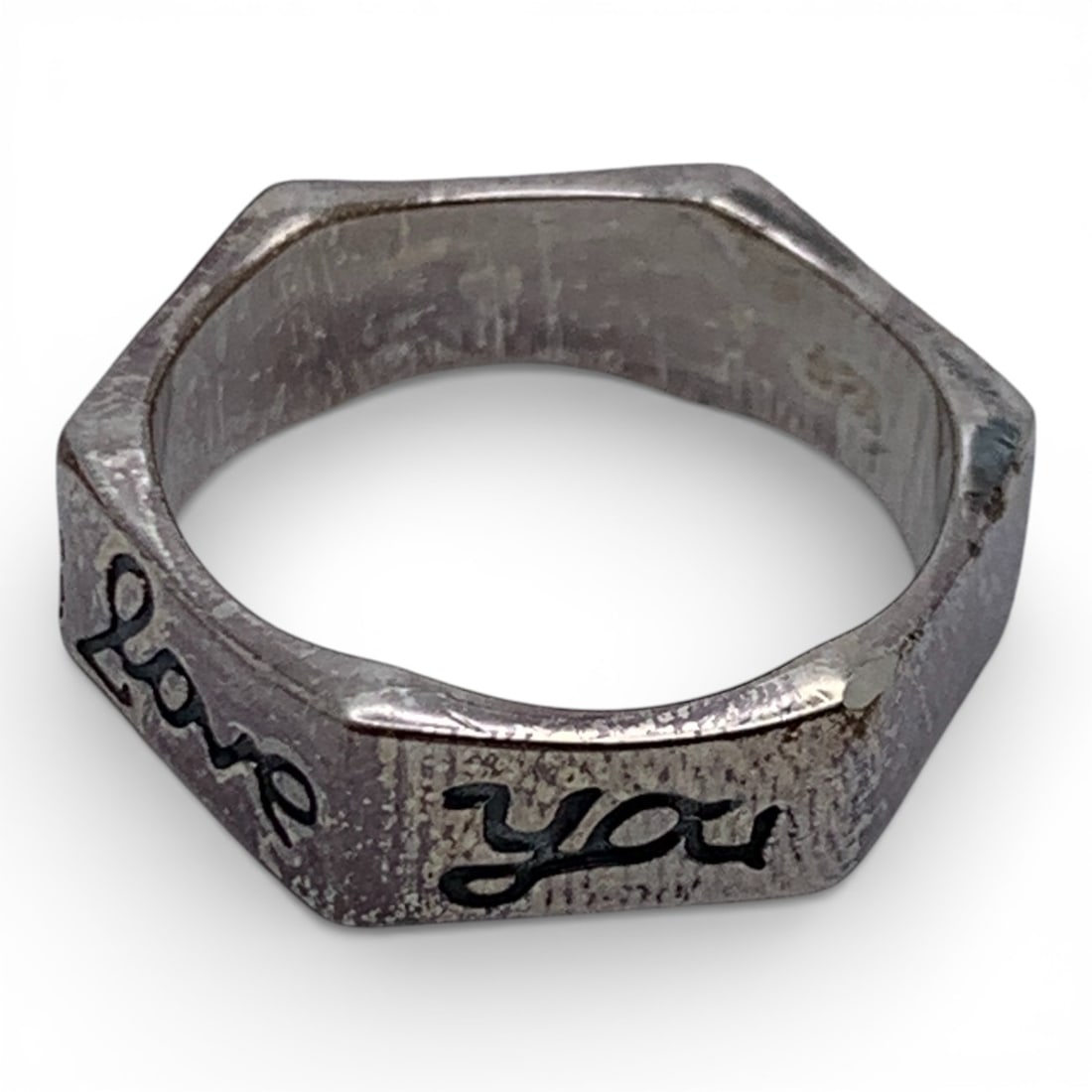 Sterling Silver Love Ring - 2