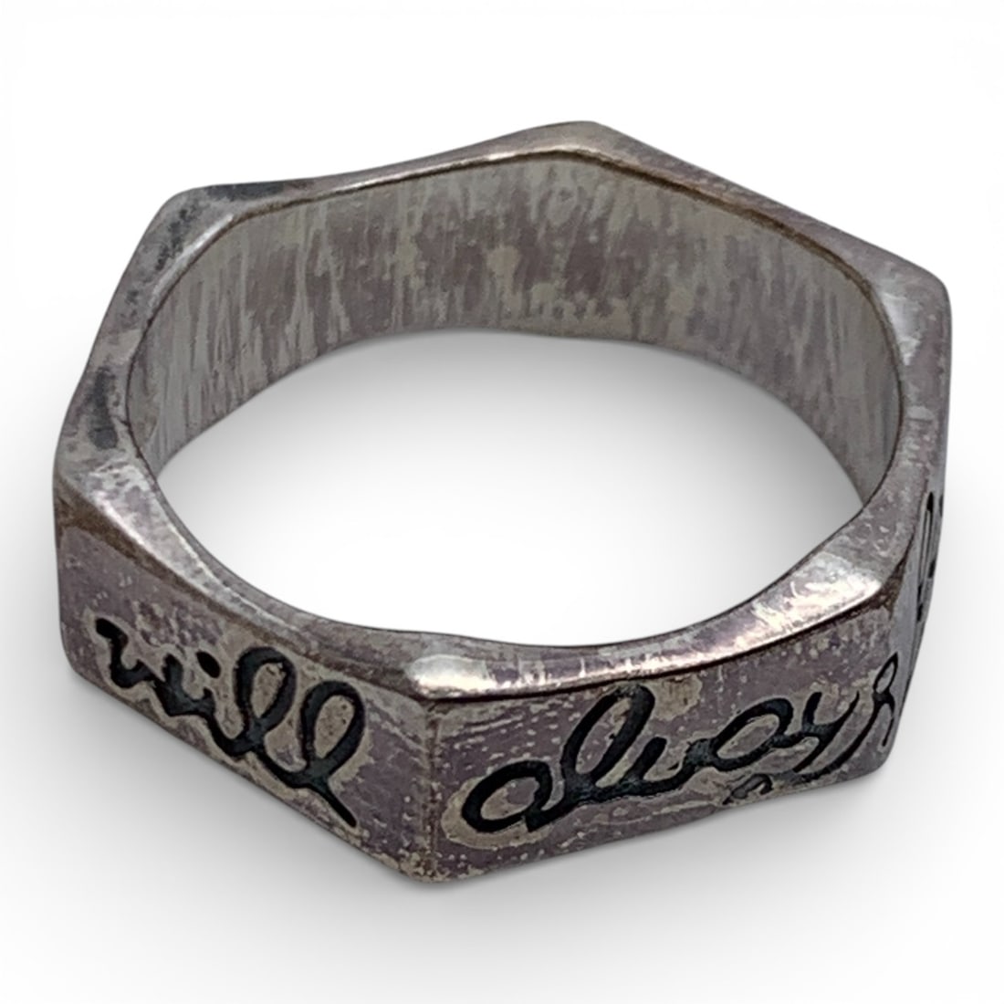 Sterling Silver Love Ring - 3