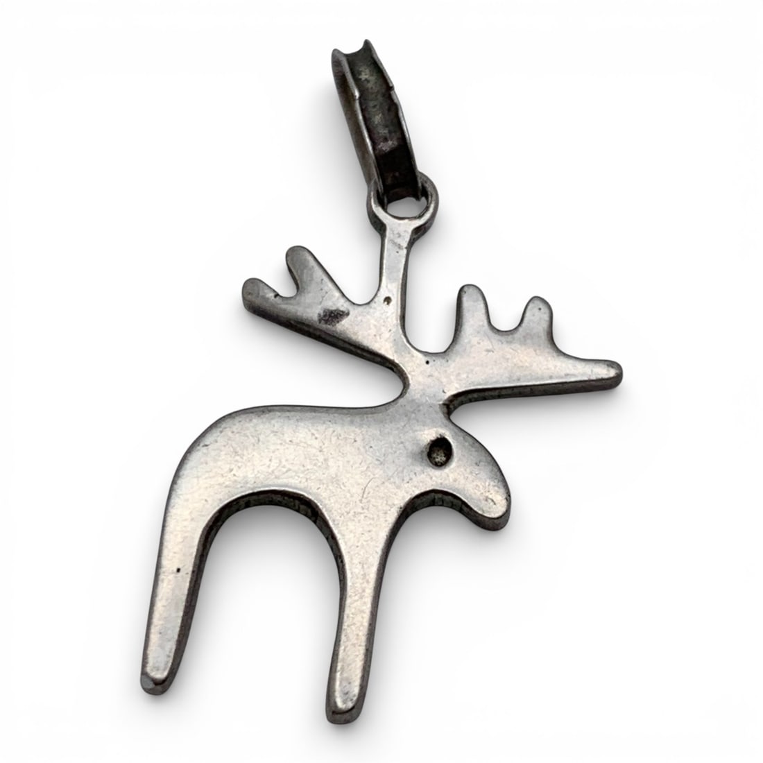 Sterling Silver Moose Pendant (1 of 3)