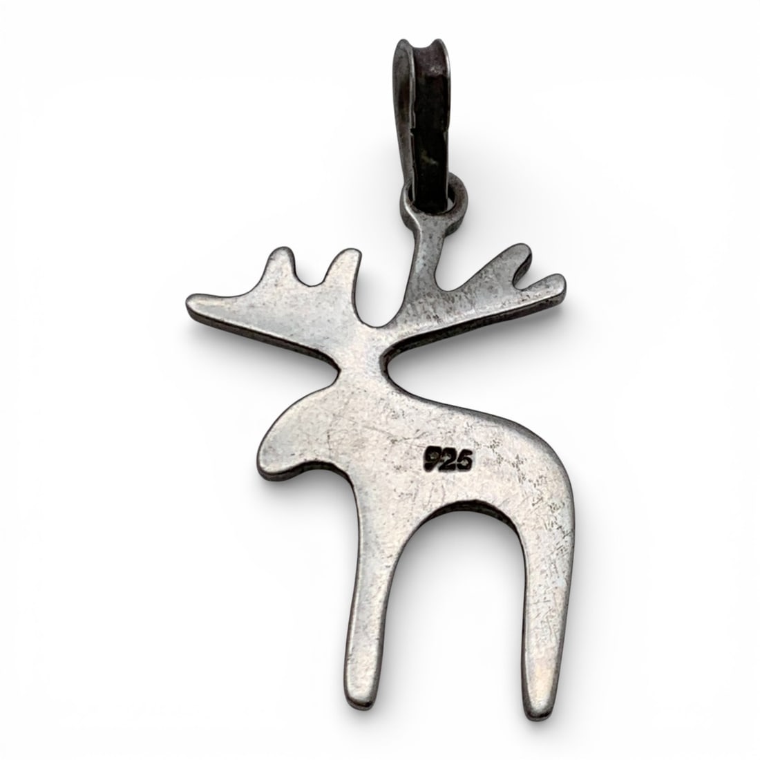 Sterling Silver Moose Pendant - 2