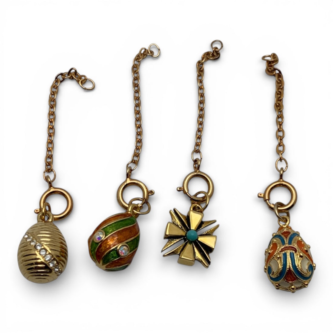 Group Of 4 Costume Fashion Charms: See Photos