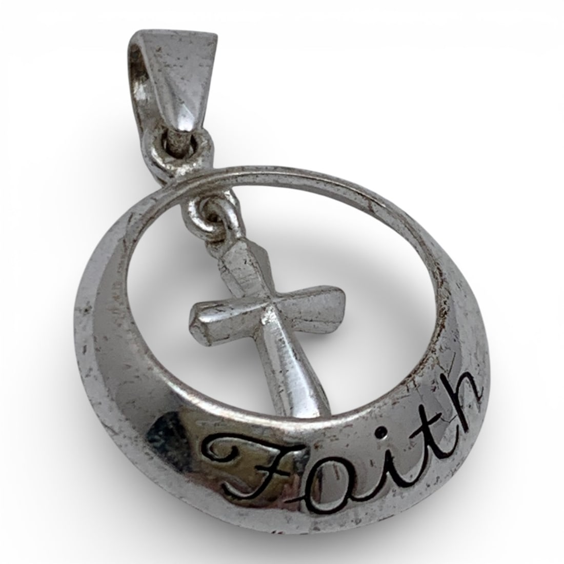 Sterling Silver Cross Pendant - 4