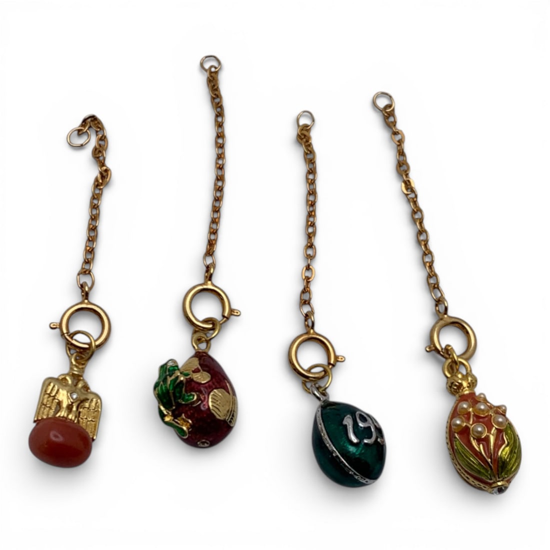 Group Of 4 Costume Fashion Charms: See Photos