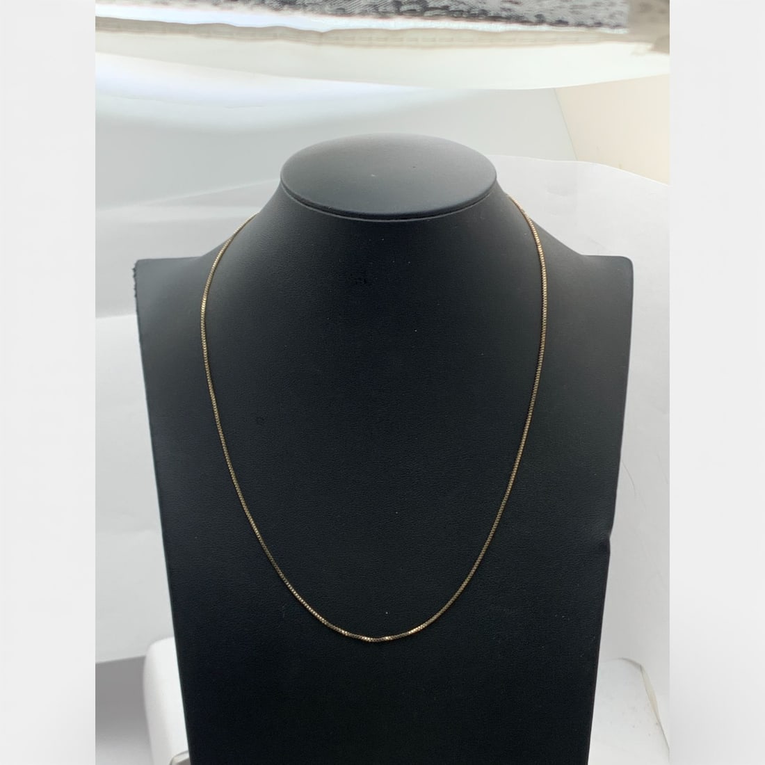 Sterling Silver Box Chain Necklace - 4