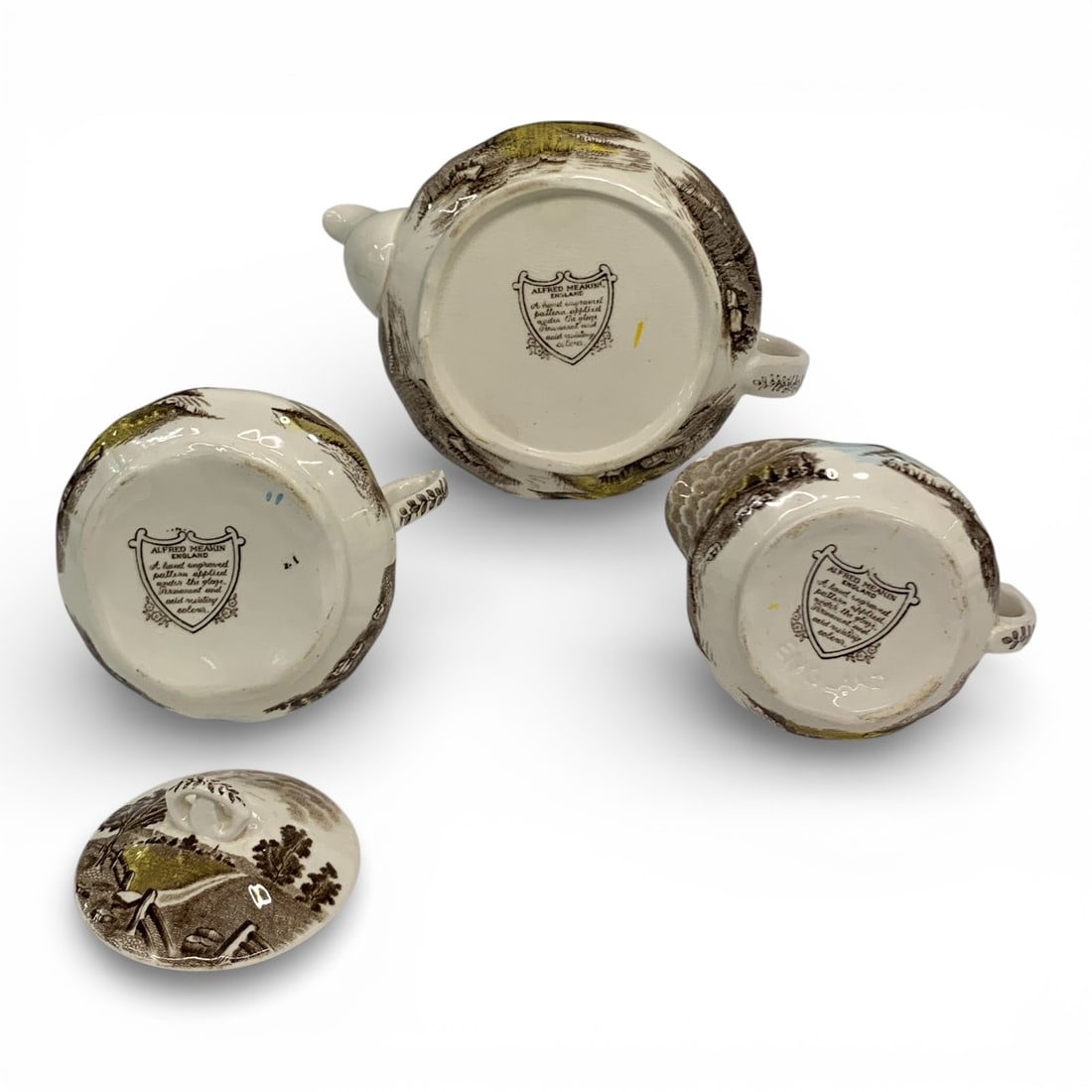 Alfred Meakin Transfer Ware Tea Set - 3