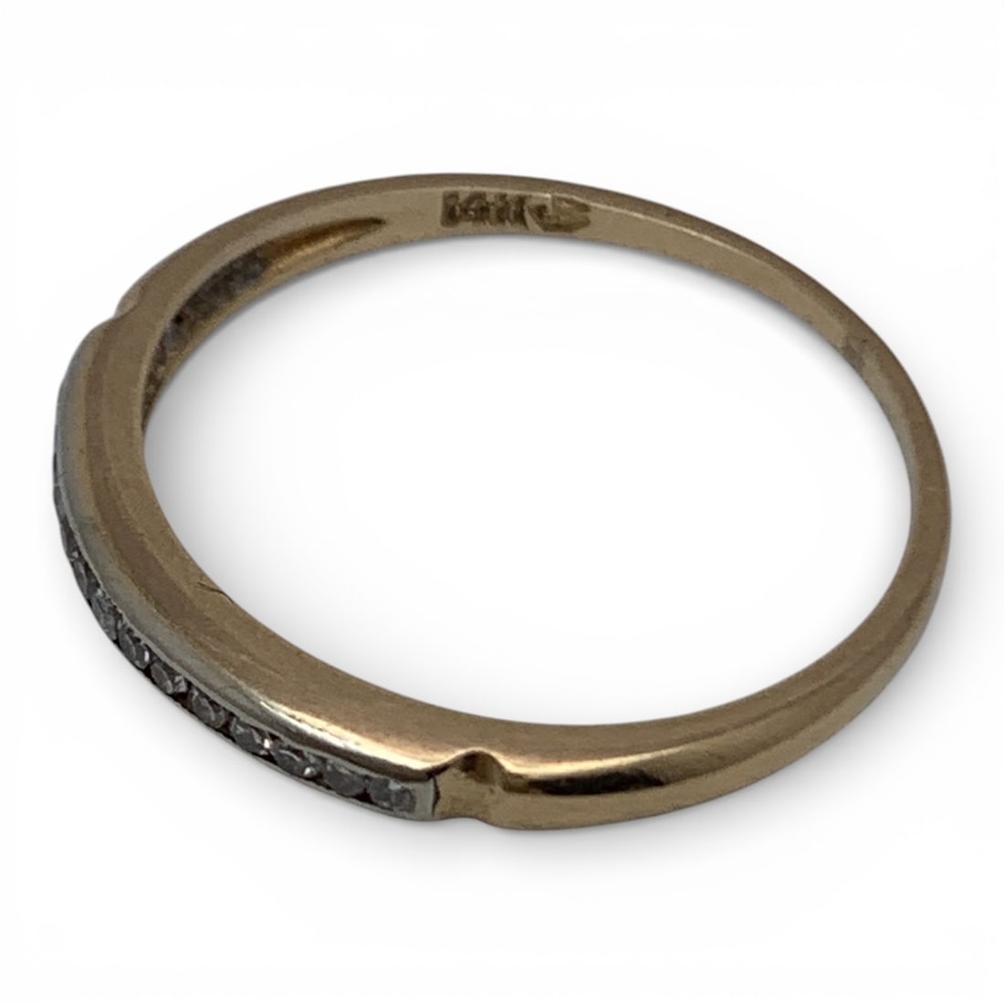 14k Yellow Gold & Diamond Ring - 3