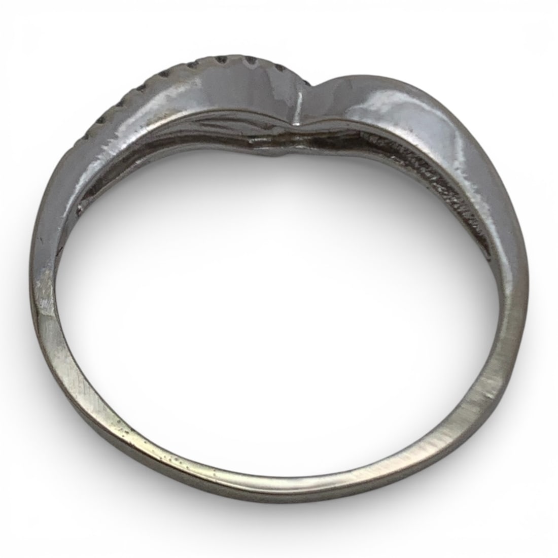 14k White Gold & Diamond Ring - 2