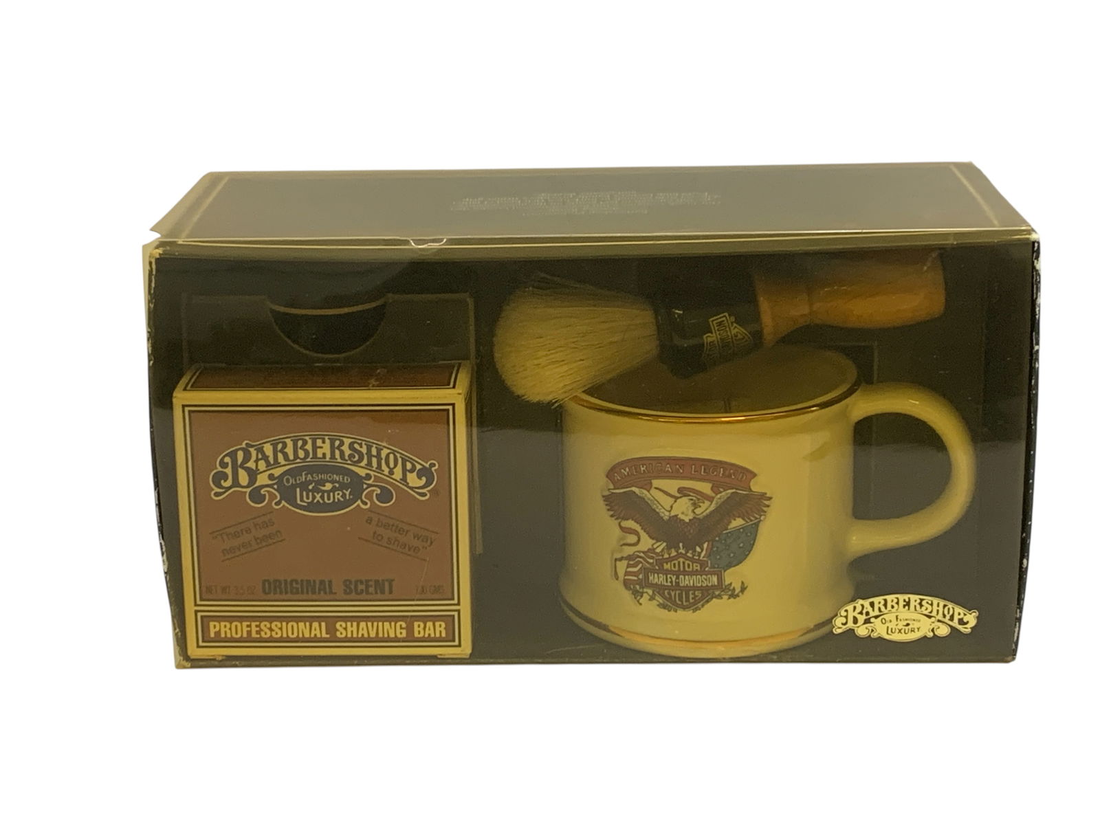 Vintage Harley Davidson Shaving Set: See Photos