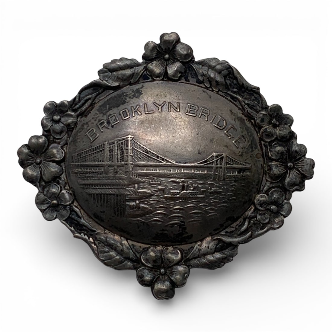 Sterling Silver "brooklyn Bridge" Pin - 3