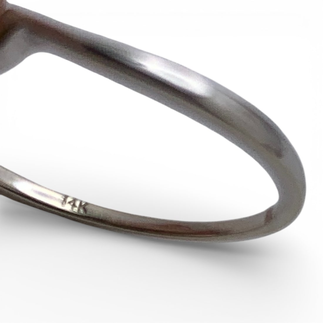 14k White Gold Ring - 6