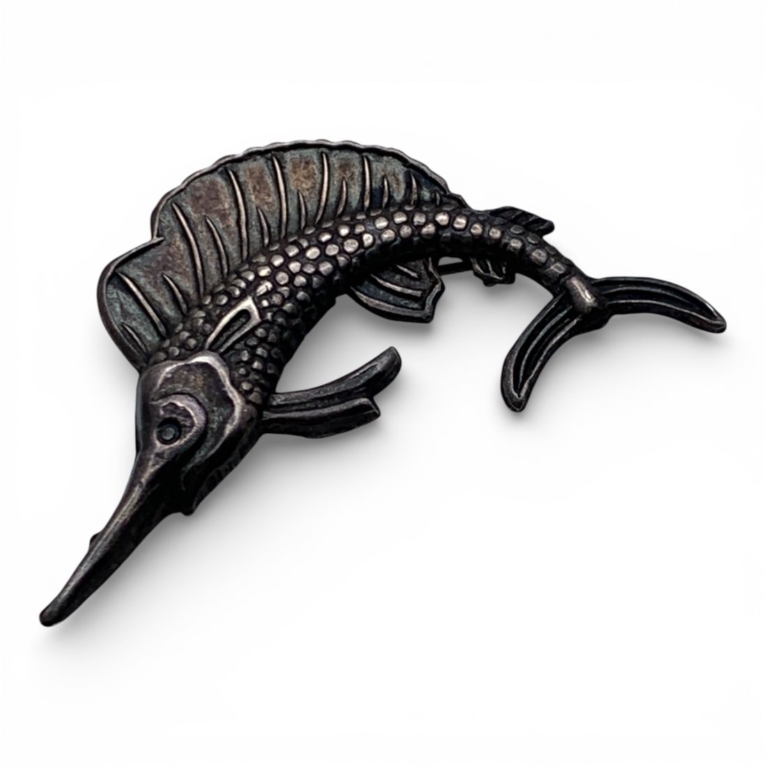 Sterling Silver Ocean Animal Pin - 4