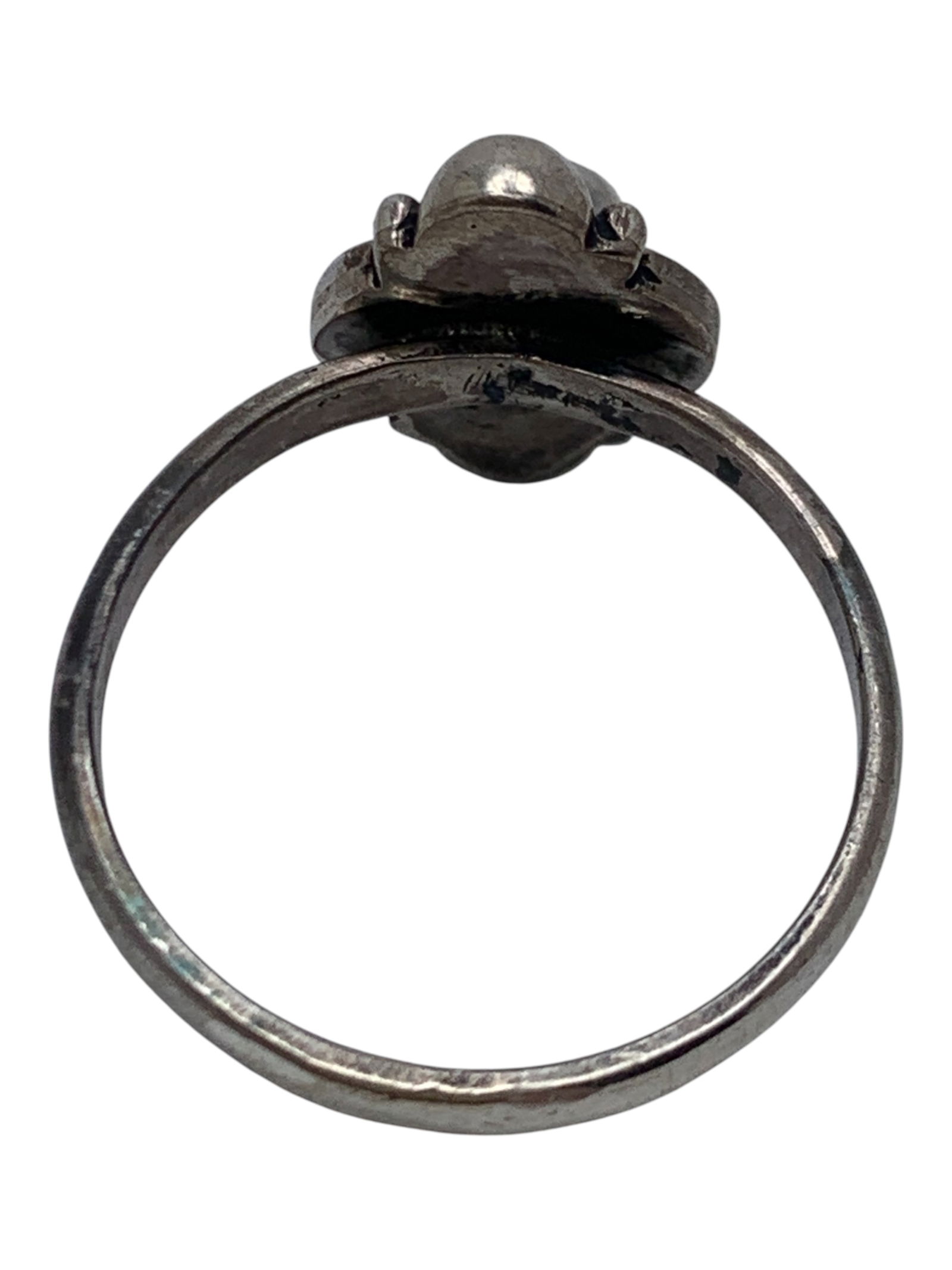 Sterling Silver Ring With Blue Stone - 2