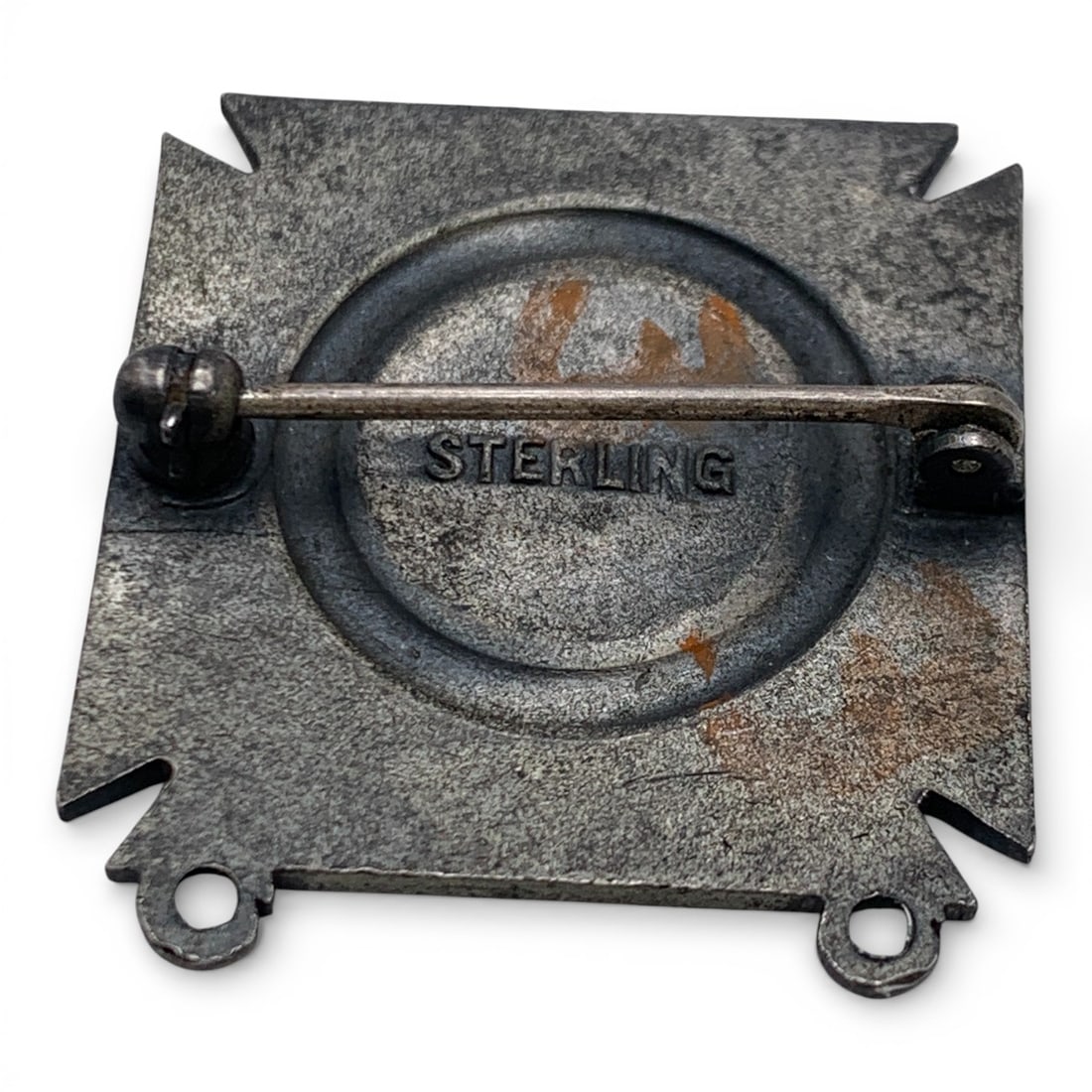 Sterling Silver Military Pin - 2