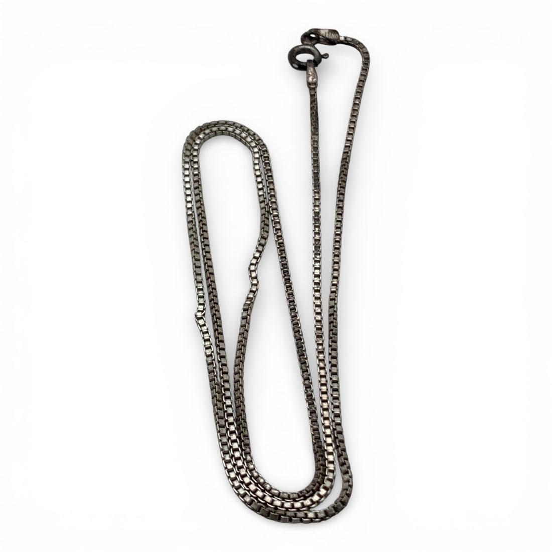 Sterling Silver Box Chain Necklace (1 of 4)