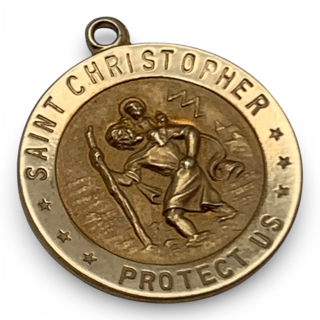 14k Yellow Gold Religious Pendant (1 of 3)