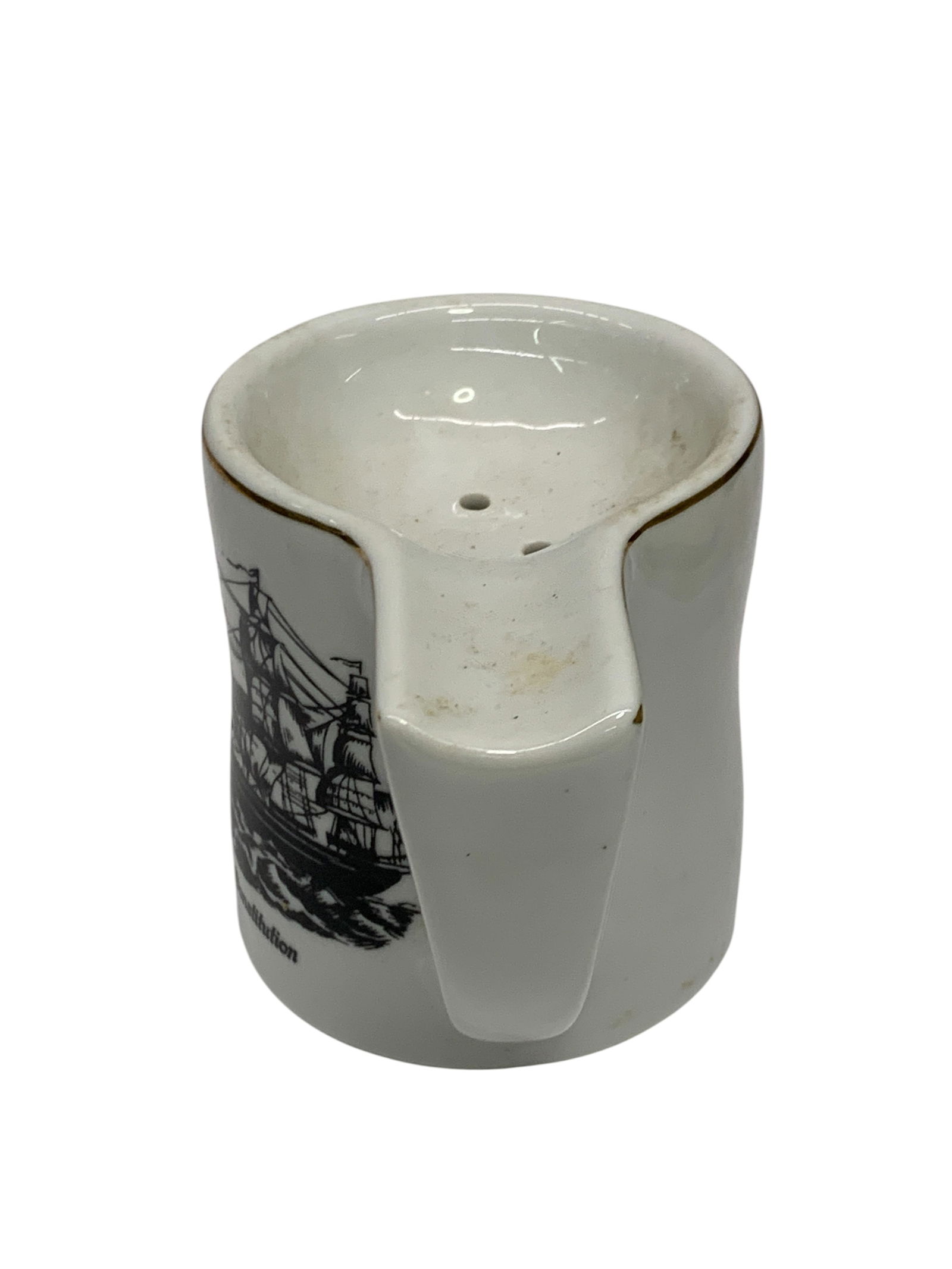 Vintage U. S. S. Constitution Shaving Mug - 4