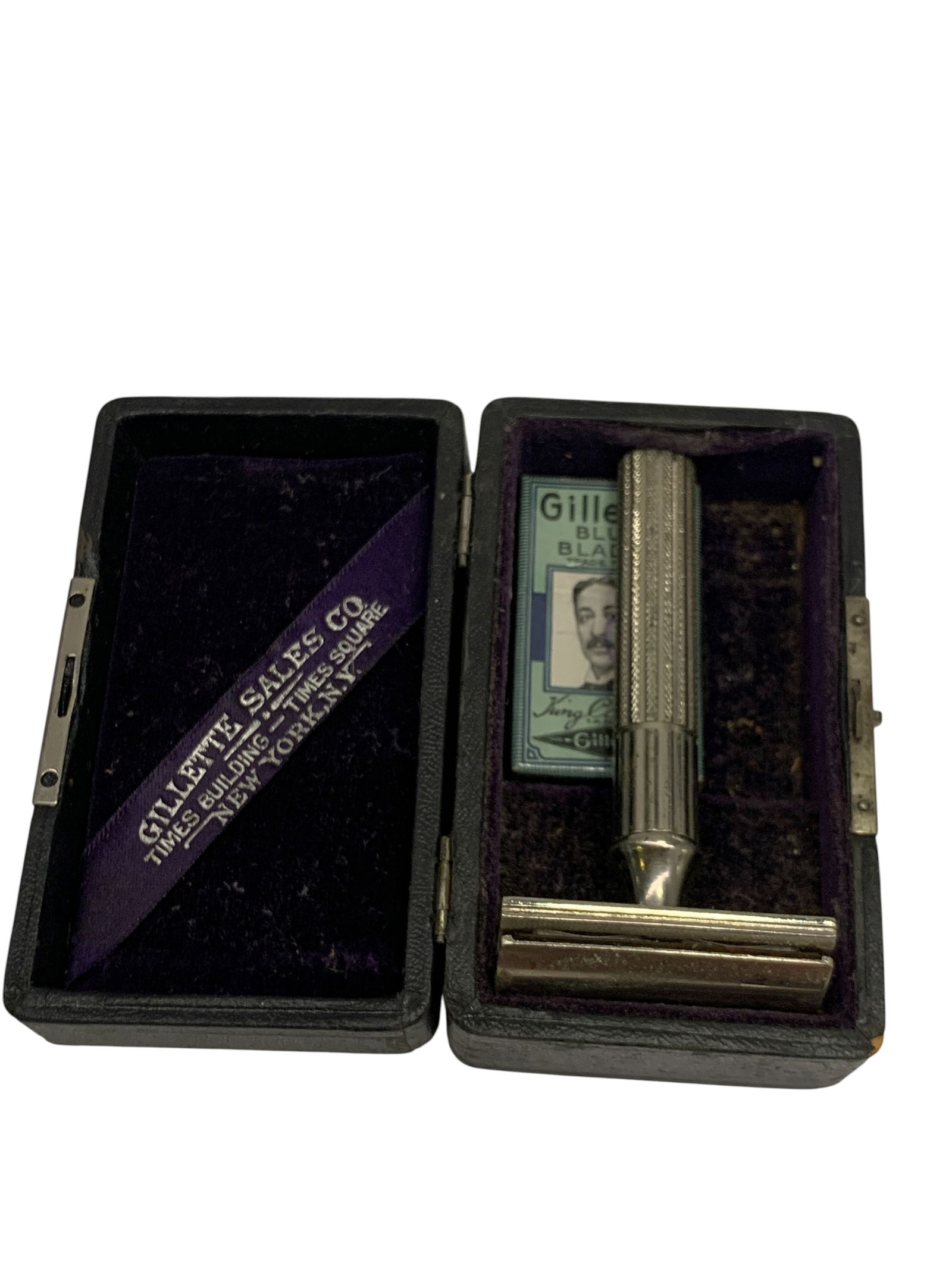 Vintage Gillette Razor With Extra Blades - 2