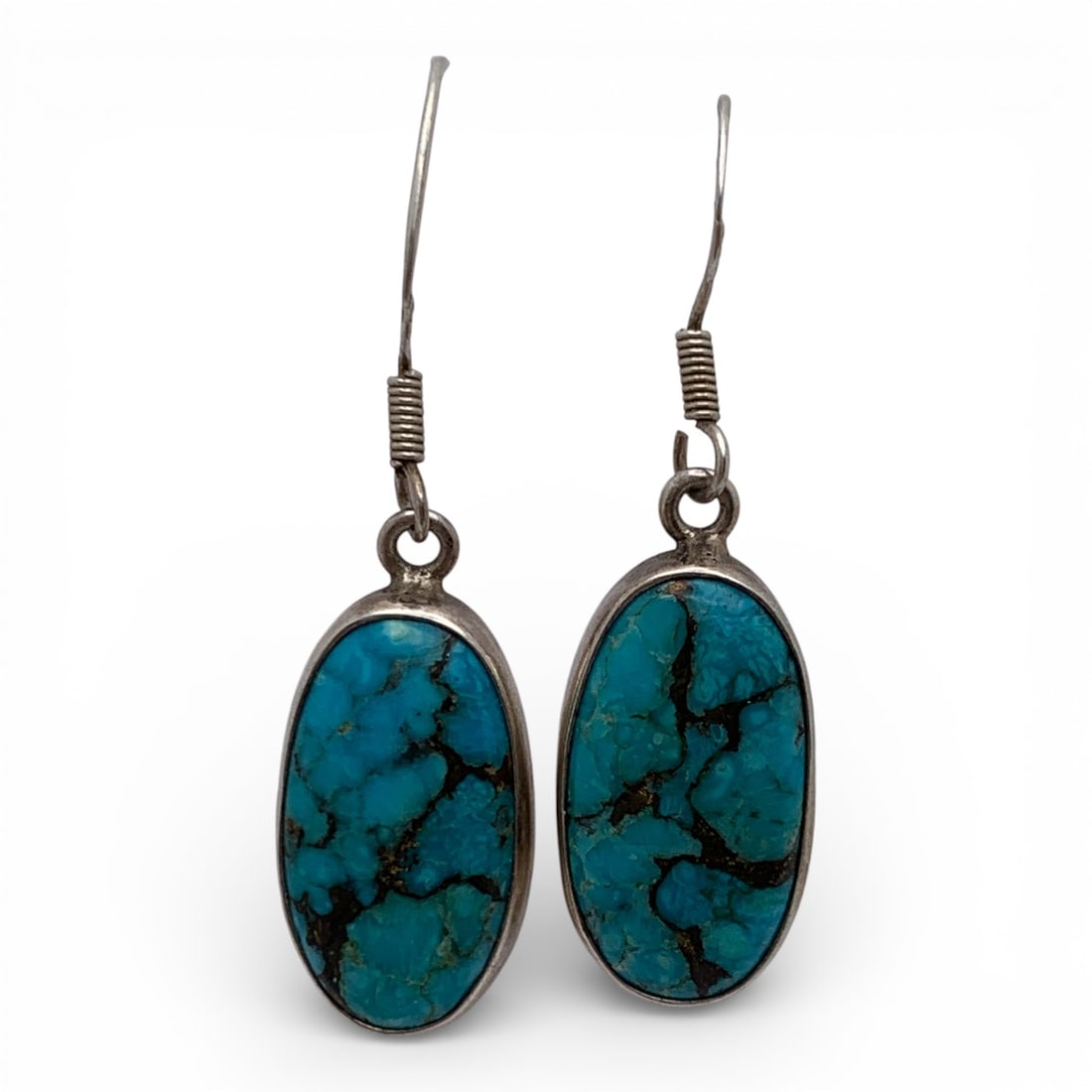 Sterling Silver & Turquoise Earrings - 3