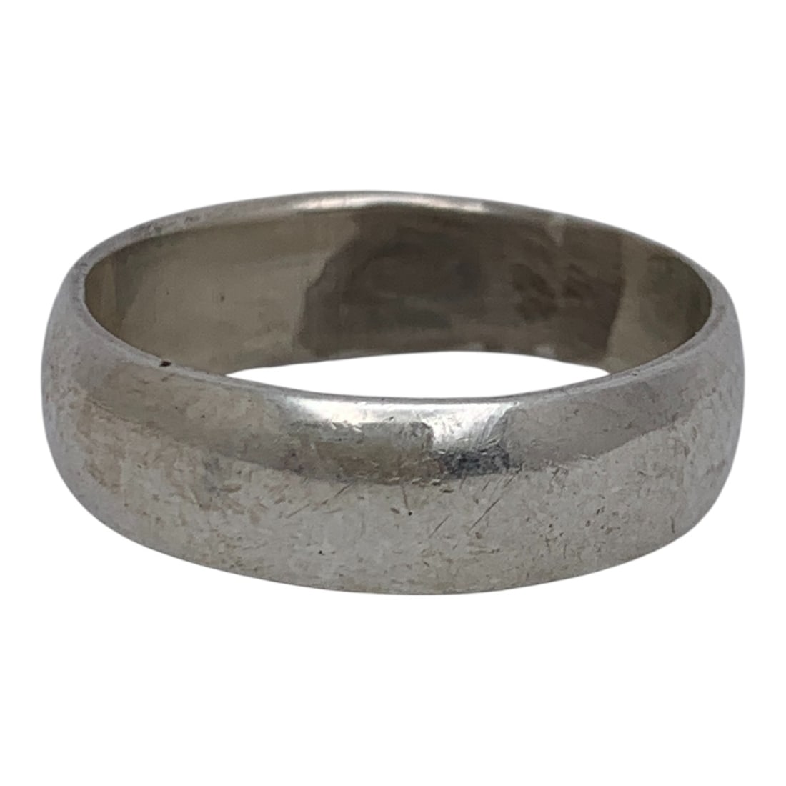 Silver Band: Tests Silver - Size 9 - 4.9 Grams