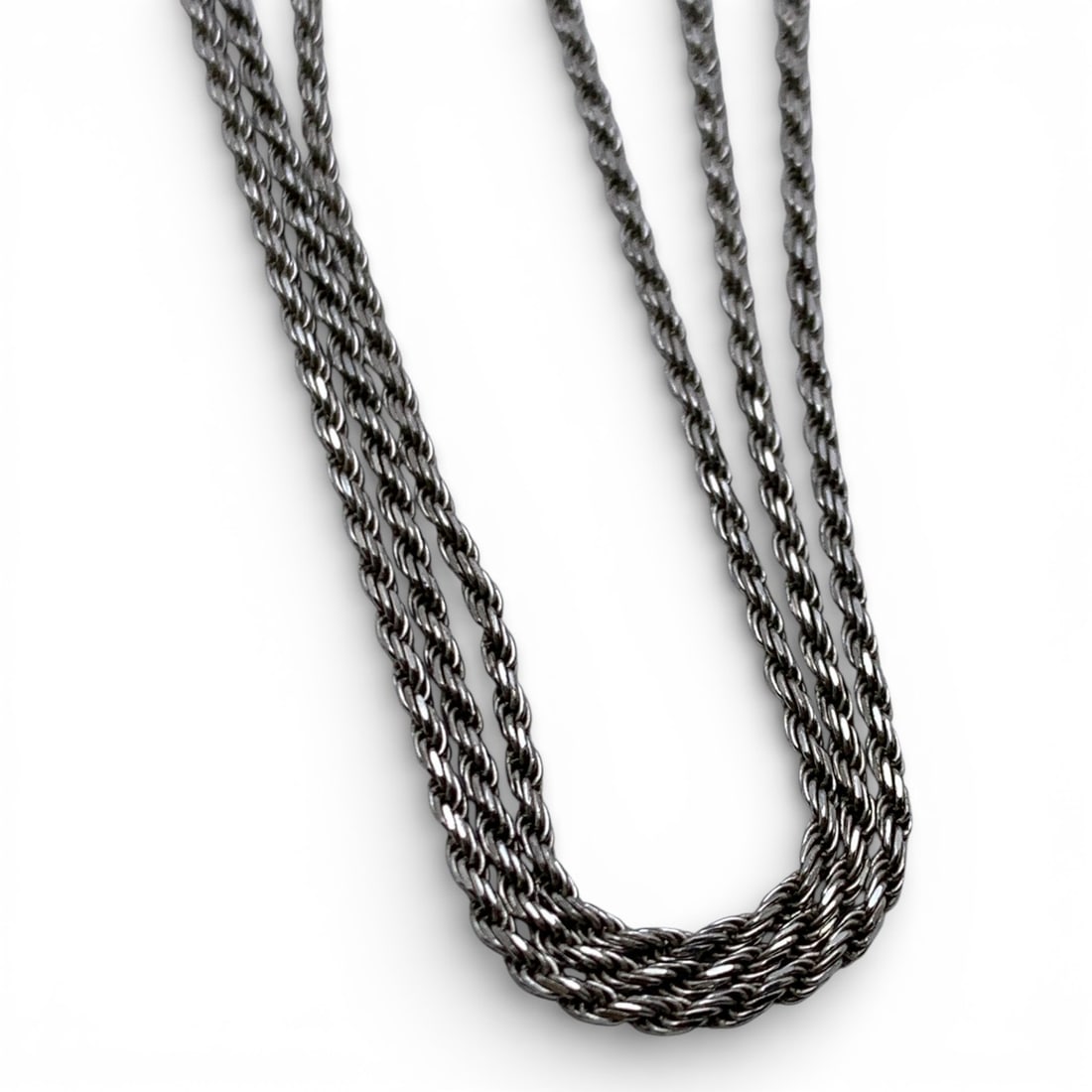 Sterling Silver Adjustable Necklace - 2