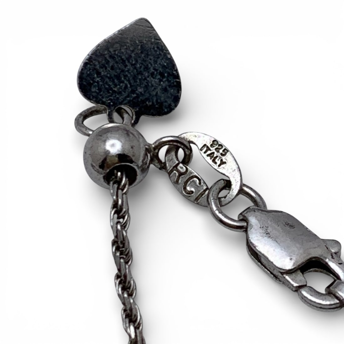 Sterling Silver Adjustable Necklace - 4