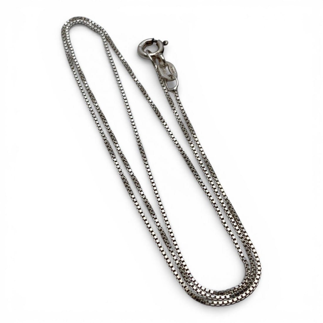 Sterling Silver Box Chain Necklace (1 of 4)