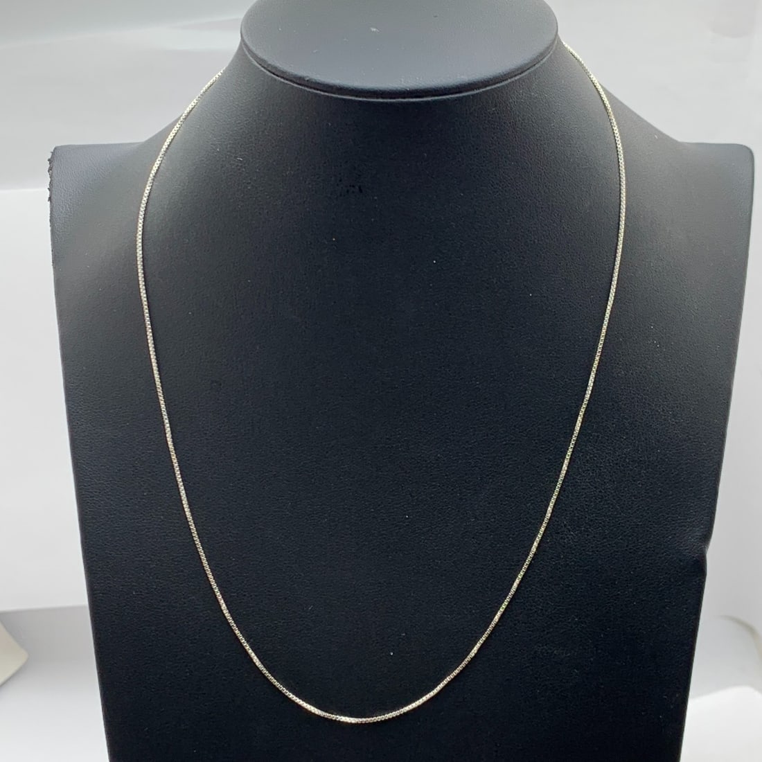 Sterling Silver Box Chain Necklace - 4
