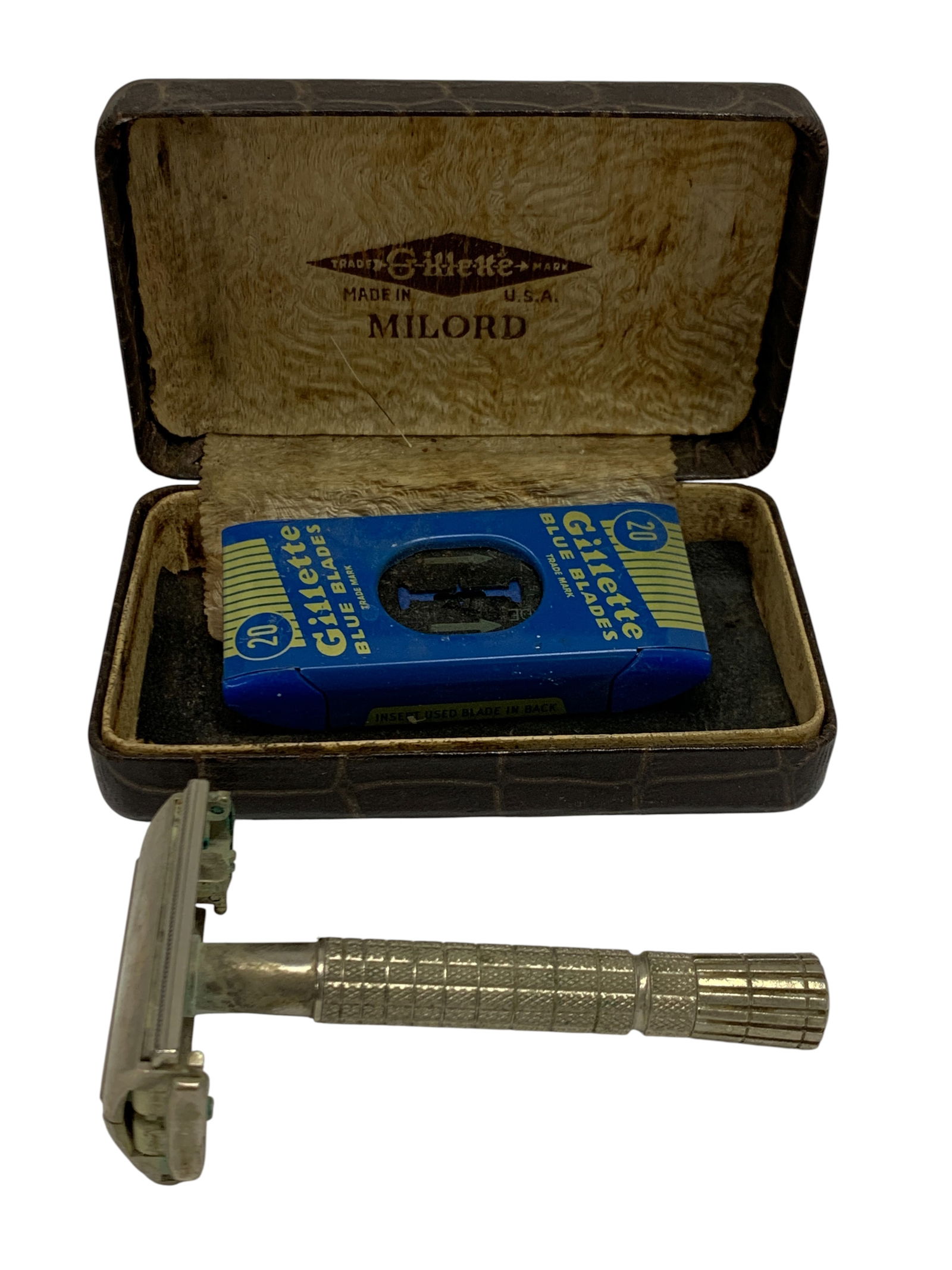 Vintage Razor & Extra Blade Set In Box: See Photos