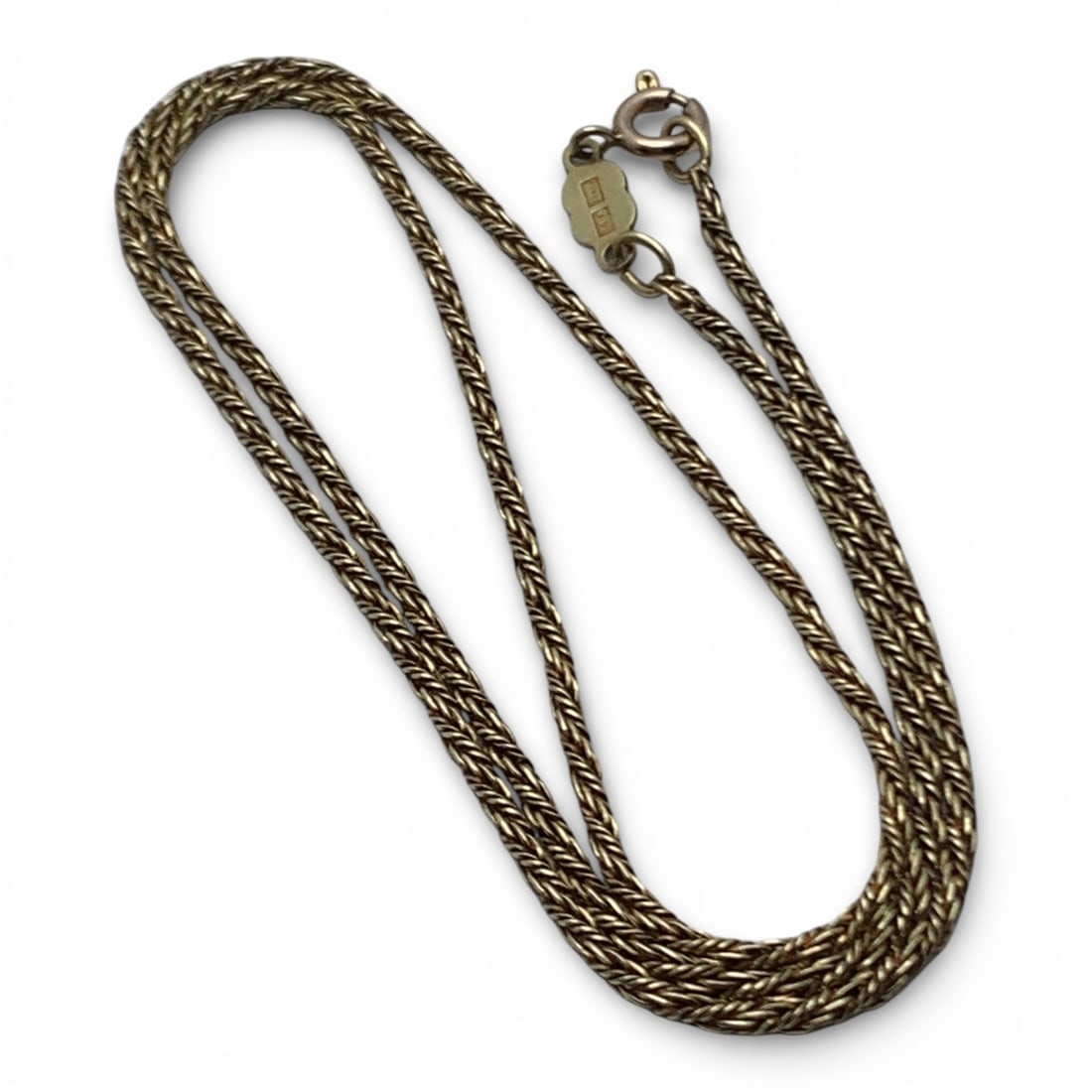 14k Yellow Gold Necklace: Marked 14k - 18" Long - 4.3 DwtGemstones Tested With Presidium Gem Tester Il - Berners Does Not Guarantee Authenticity Of Gemstones