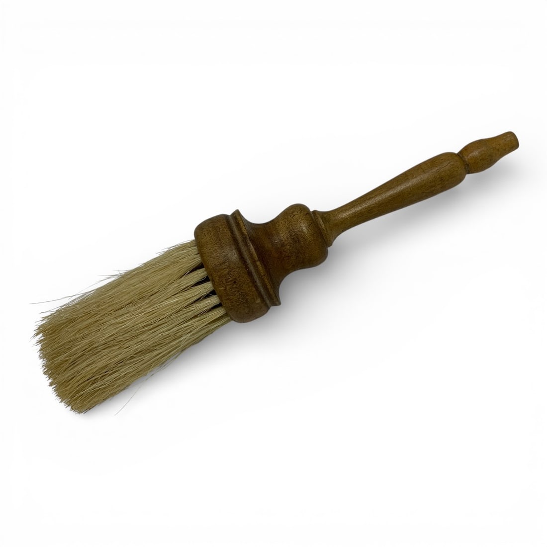 Vintage Barber Brush With Wooden Handle (1 of 3)