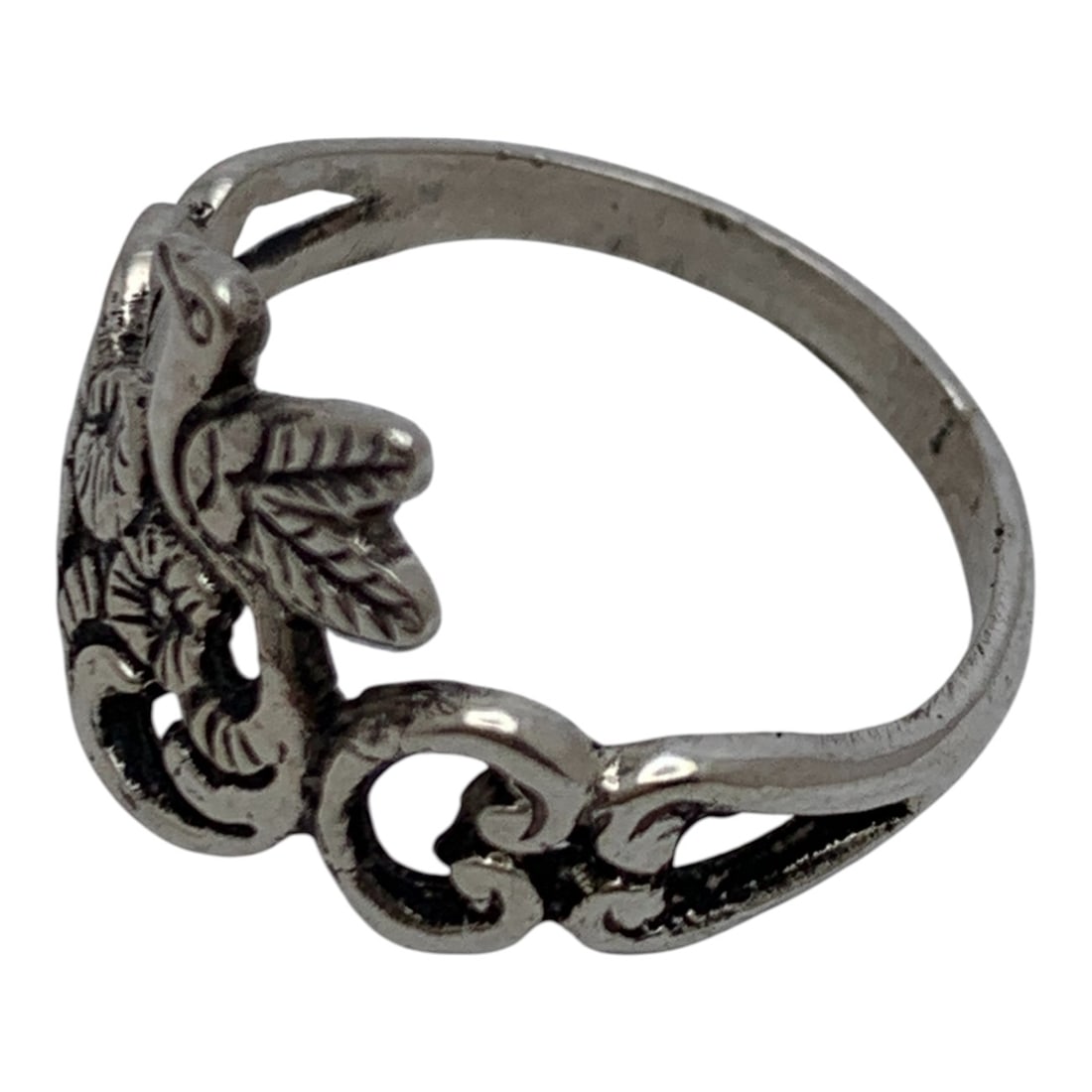 Silver Bird Design Ring - 3