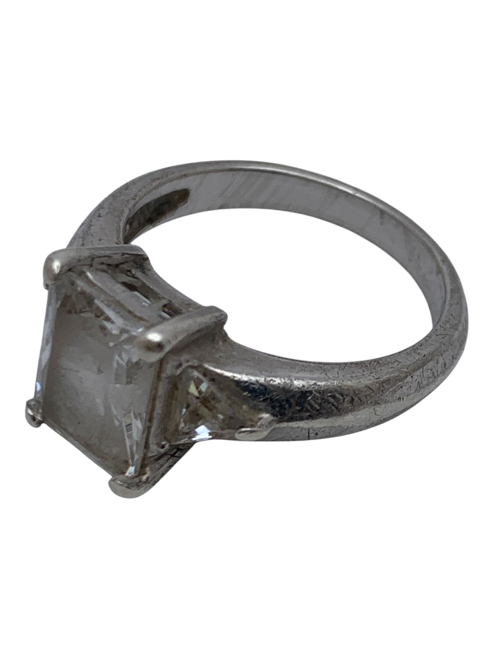 Sterling Silver & Cubic Zirconia Ring - 3