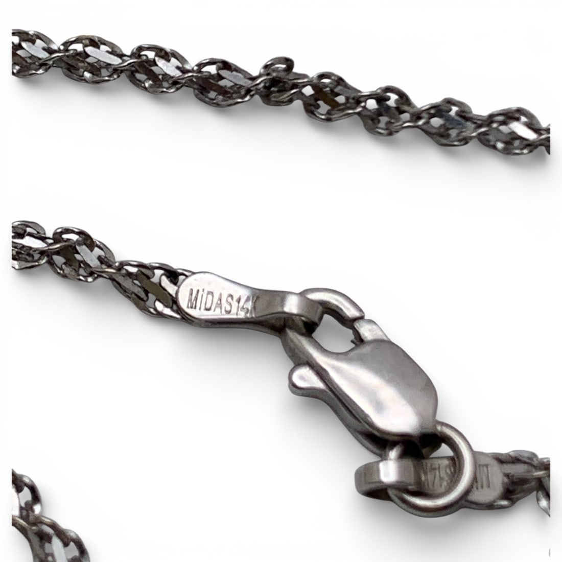 14k White Gold Necklace - 3