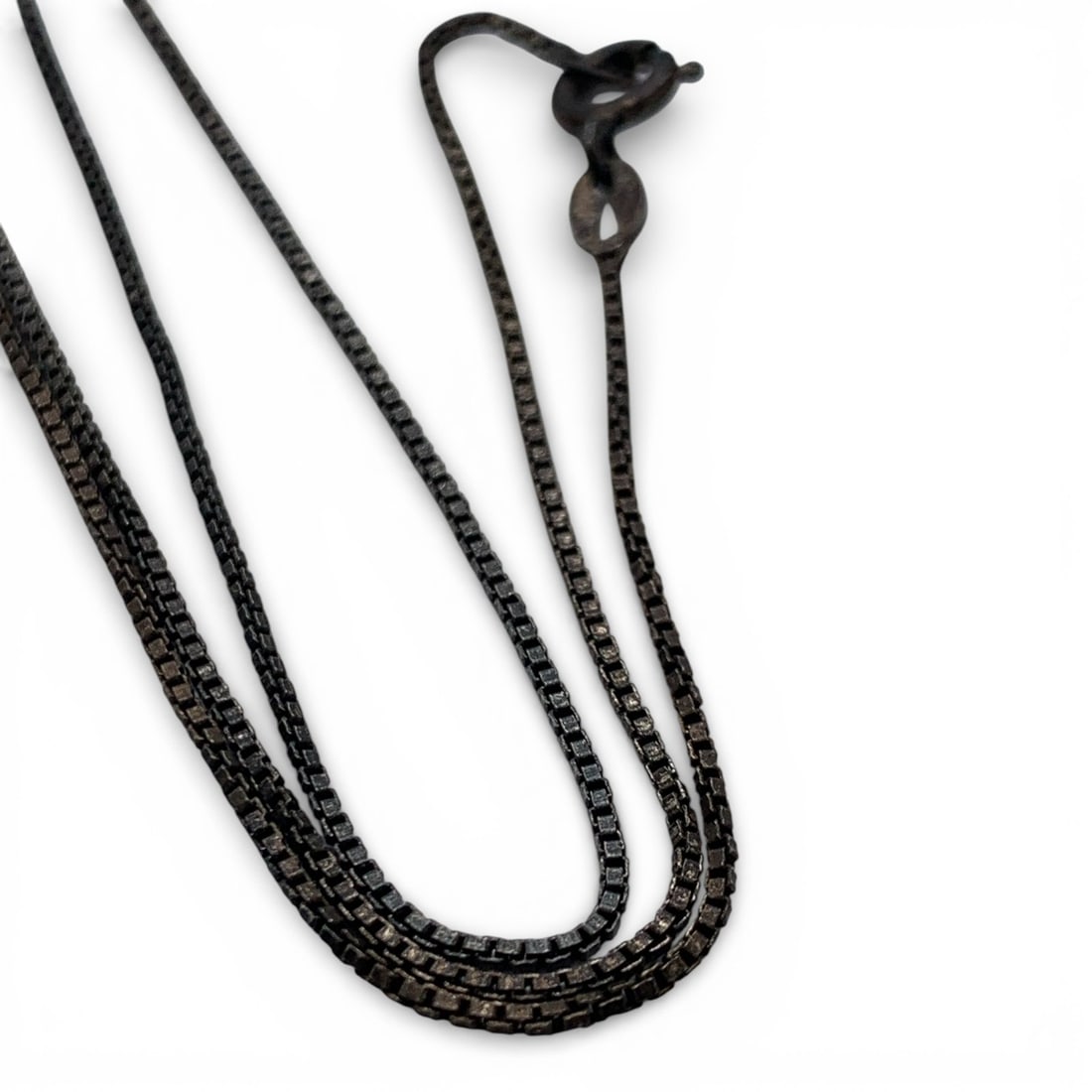 Sterling Silver Box Chain Necklace - 2
