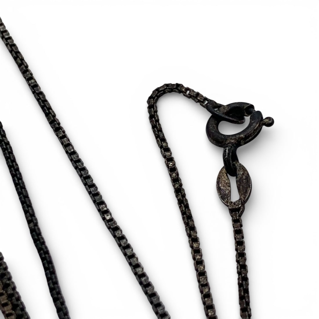 Sterling Silver Box Chain Necklace - 3