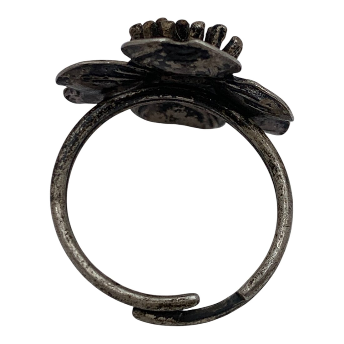 Silver Flower Ring - 2