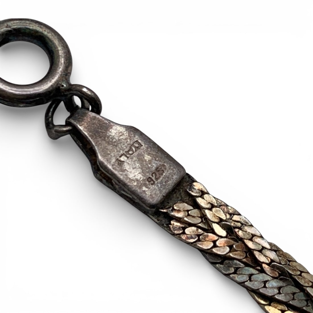 Sterling Silver Braided Necklace - 3