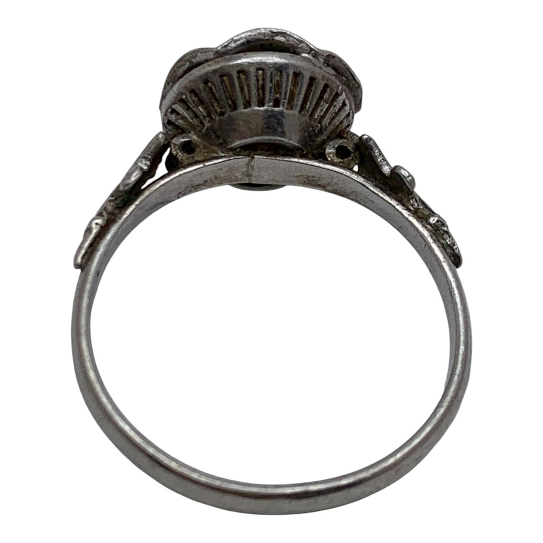 Silver & White Pearl Ring - 2